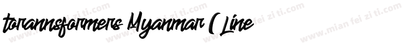 torannsformers Myanmar ( Line Line字体转换